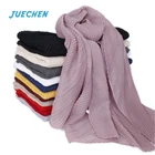 Factory Wholesale Women Jersey Shawl Plain Hijab Muslim Women Hijab Scarf Pakistan