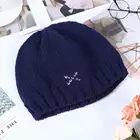 High quality Womens Winter Hand Knit Faux Fur Pompoms Beanie Hat for Kids