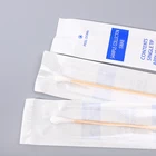 Stick Sterile Swab Sticks Individual Packing Sterilized Single Head Medical Wood Cotton Swab Stick