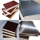 18mm film faced marine oak poplar core plywood shuttering phenolic board