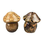 delicate ceramic mushroom garden decoration hanging for crafts