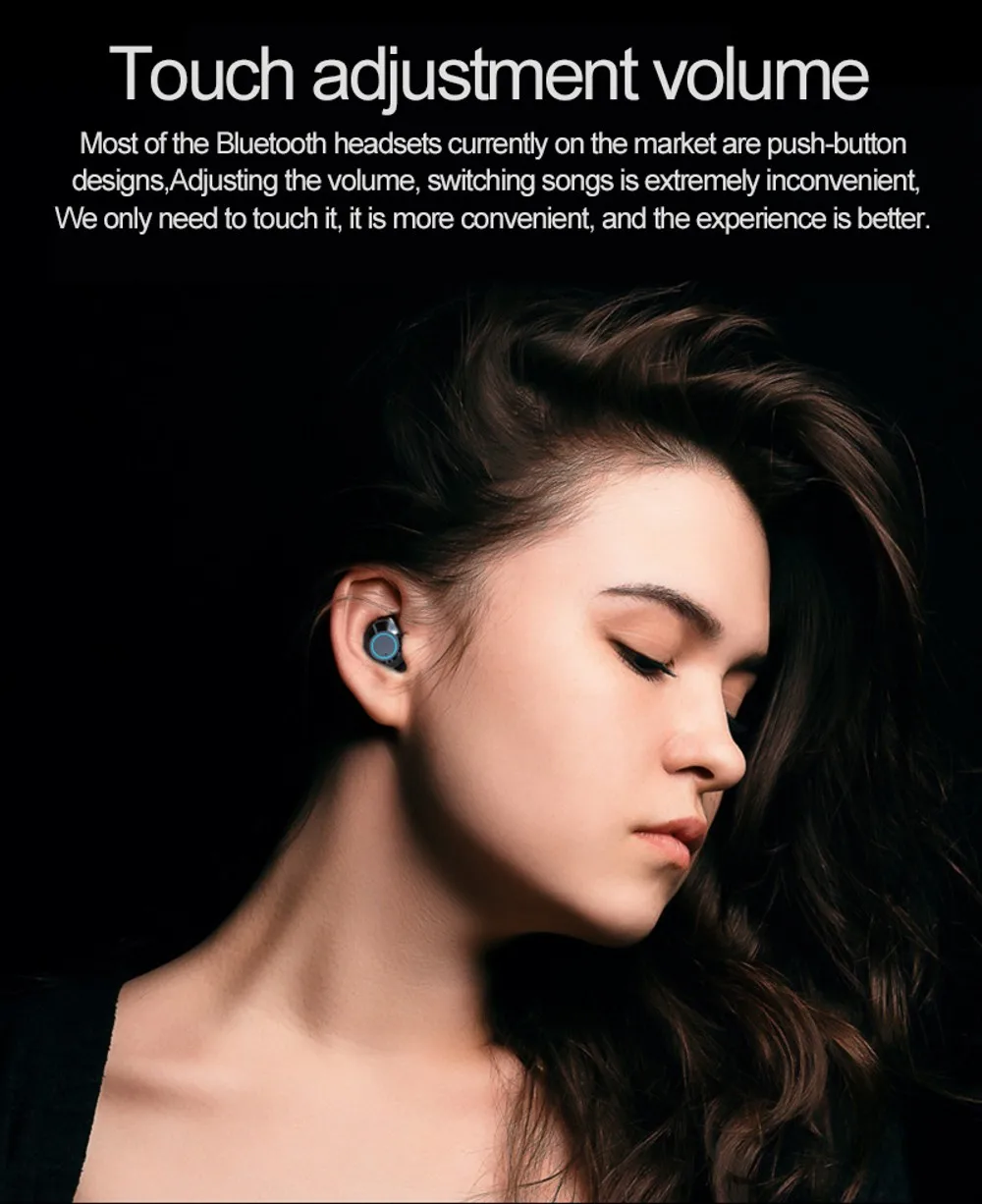 G02 TWS 5.0 Bluetooth 9D Stereo Earphone Wireless Earphones IPX7 Waterproof Earphones 3300mAh LED Smart Power Bank Phone Holder - ANKUX.COM