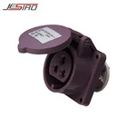 JESIRO High Quality ZH616 Purple Electrical Industrial Low Voltage Socket 20-25V 32A