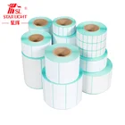 Private label cosmetics custom stickers zebra paper label