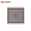 Songri flat computer CAT5 internet 1 gang socket outlet