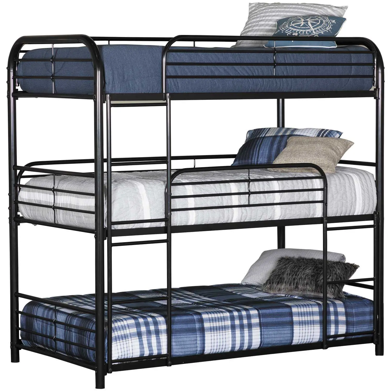 three tier bunk bed