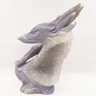 Amazing Hand Carved Reiki decoration Natural Agate Geode Wolf Head With Paws Skulls For Sale