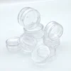 2.5ml 3ml 5ml 10ml 15ml 20ml 15g 2.5g 3g 5g 20g 10g Clear Jars Cosmetic Empty Pot Travel Sample jar plastic Cream Containers