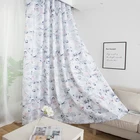 Curtains Curtains Latest Modern Leaves Pattern White Linen Fabric Ready Made Curtains For The Living Room Home