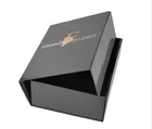 Paper Cardboard Magnetic Closure Box With White Logo Printed