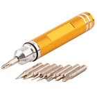 Custom new design promotional Pen Shape Aluminum Multifunction Tools Precision power mini Kit Screwdriver