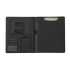 Handmade Leather Portfolio Pu Artist Zippered with Phone Compendium A4 Size File Folder