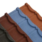 Roof Sheet Light Steel Villa Color Stone Coated Metal Tiles Materials Price