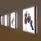 8cm deep aluminum profile led animation light box build in the power supply