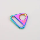 custom color plastic triangle glide buckles bag accessories