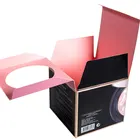 Red Box Custom Logo Small Red Black White Cardboard Box Packaging Cream Cosmetic Packaging Boxes