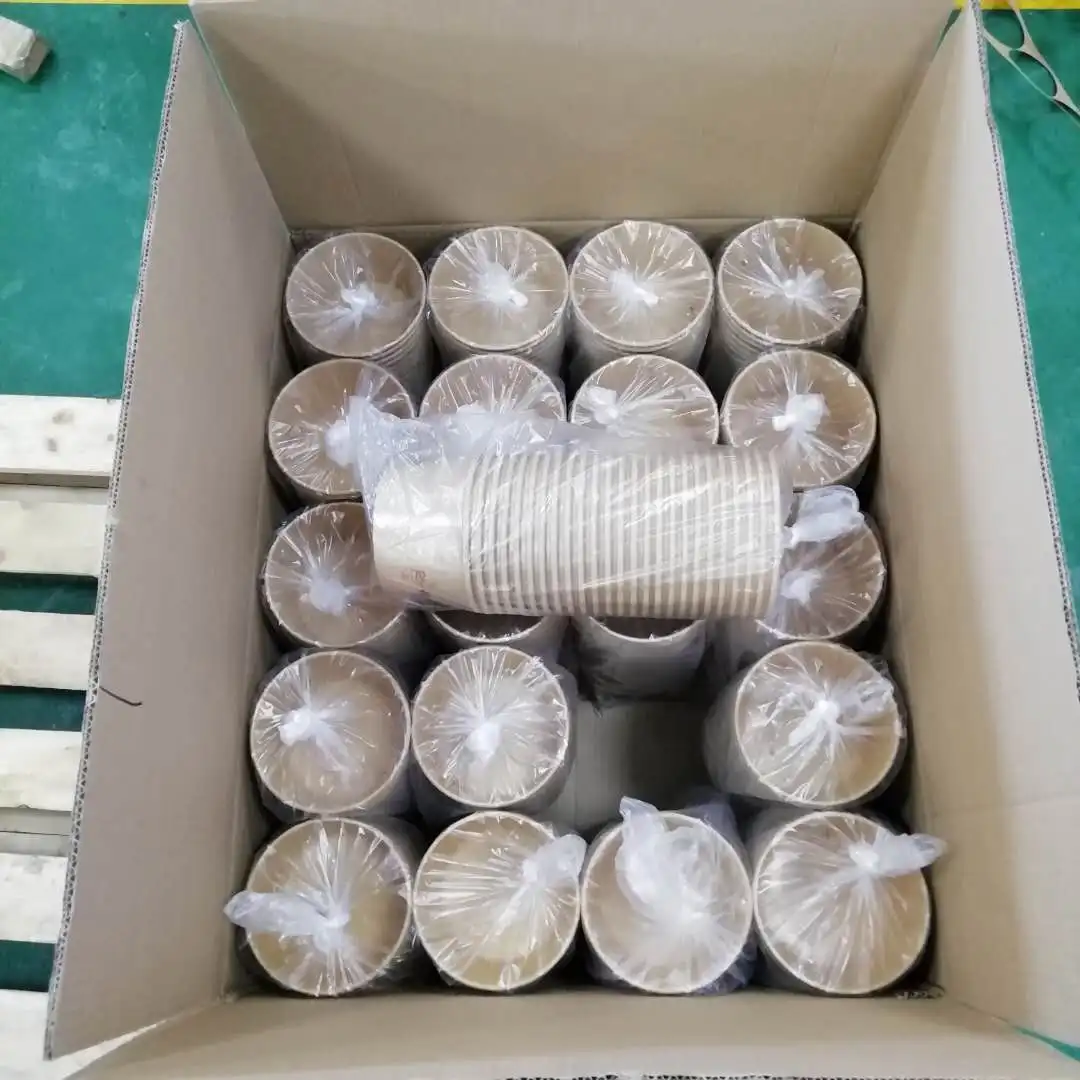 32盎司环保一次性外卖食品容器竹纤维热汤杯子纸平盖