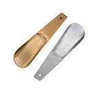 Custom metal shoe horn Laser Engraved Logo Long Hand Telescopic Shoehorns