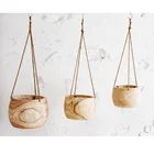 Pot Plastic Garden Hanging Wooden Flower Pot 1 Gallon Plastic Garden Flower Pot