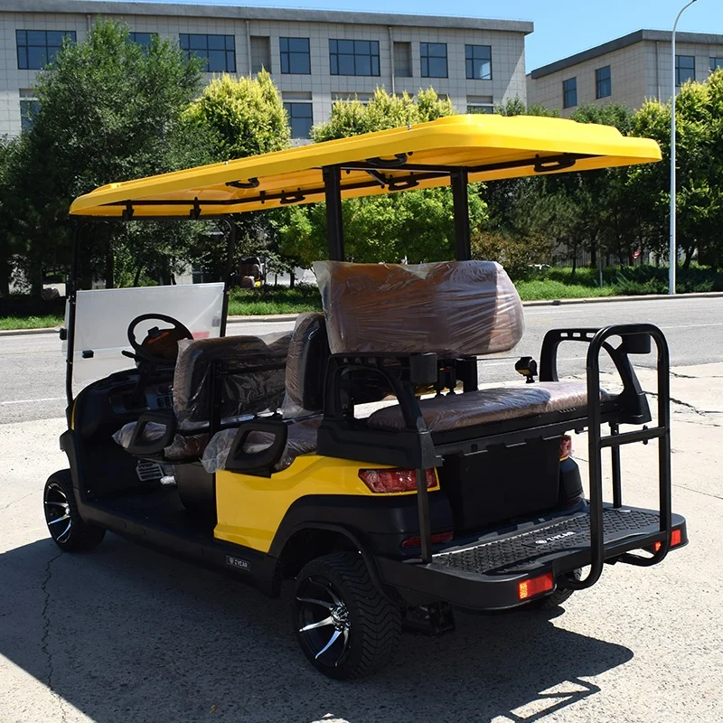 Zycar Brand New 6 Person Electric 4 Wheel Golf Car For Sale 6 Seaters