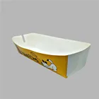 Custom logo fries and cheese hotdog packing box for takeaway food