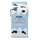 Lady creative beverage bottle shaped purse creative small backpack milk bag slanting across the mobile phone bag