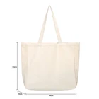 Cotton Canvas Bag Shopping Custom Logo Recycle Reusable Foldable Green Yellow White Color Canvas Shopping Bag