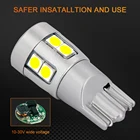 Manufacture W5w 194 Auto License Plate Lamp Smd3030 12smd Led T10 Amber White Car Bulbs SX276