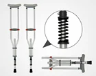 Medical Aluminium Alloy Walking Stick Crutches