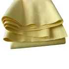 ultra fine 300gsm yellow cheap private label glass microfiber jewellery pu leather cleaning dry cloth
