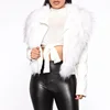 2019 winter faux fur coat women clothing jackets and coats casual Short top vestidos bodycon plus size ladies ropa mujer wholesa