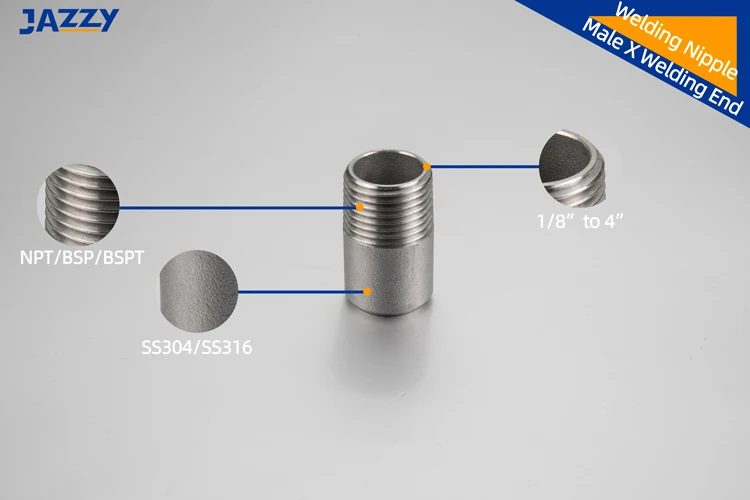 Jazzy Stainless Steel Ss Class Bsp Female Thread Socket