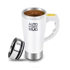 High quality portable electric automatic self stirring stainless steel coffee tea travel mug