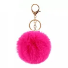 Rabbit Fur Fur Faux Rabbit Fur Ball Pom Pom Keychain
