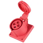 NEW EN/IEC60309 IP44 16A 4pin electric male female plug and wall mount industrial socket