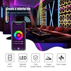 Modern style 16 Million Colors RGB LED 5m wifi RGBW colorful decorate room led light strip 12v dc for living bedroom