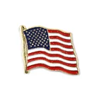 Kunshan Bulk Wholesale Custom American Cast Car Nation Flag Soft Enamel Brooch Lapel Pin
