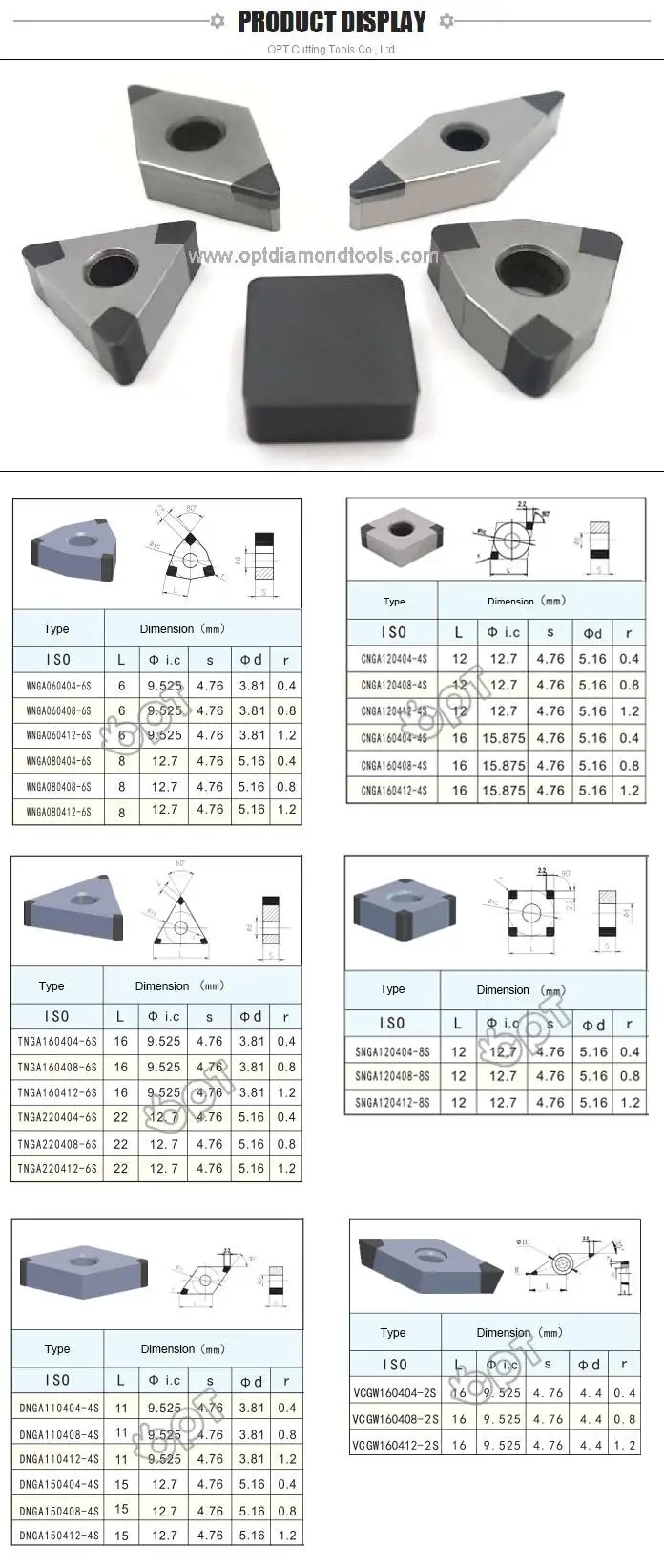 hardness indexable pCBN inserts