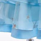 Dress Girl 2020 New Princess Dress Wedding Flower Girl Dress Short Sleeve Puffy Cake Dress High Waist Bow Skirt