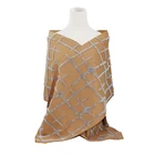High quality burnout scarf ladies new winter pashmina hijab autumn custom viscose shawl women plaid cotton soft scarves