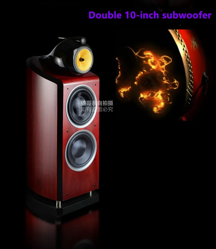 L-030 M10 double 10 inch hifi speaker fever floor speaker three-way audio - ANKUX.COM