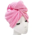 Towel Hooded Hair Towels Urban Twist Hair Towel Coral Fleece Quick Dry Hooded Towel