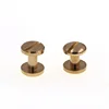Male and Female Brass Chicago Binding Screws for Leather Belt