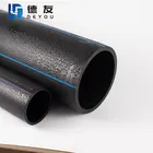 1.5 inch hdpe pipe roll black plastic water