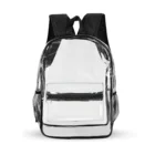 Pvc School School School Bags Factory Transparent Small Clear PVC Backpack Airport Safe Custom Logo Kids School Bags