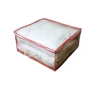 Srtong PE 100micron clear bedding zipper storage ziplock plastic bag