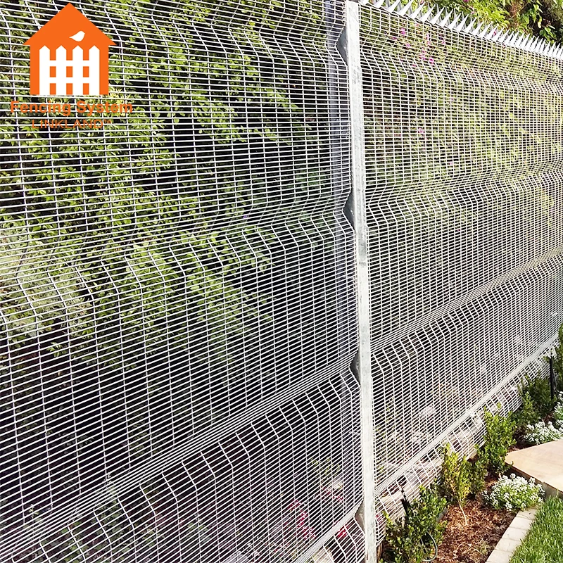 No Blind Spots Hot Dipped Galvanized 358 Anti Climbing Prison Fences