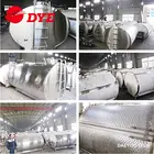 DYE stainless steel milk transport truck dairy processing machines milk processing plant