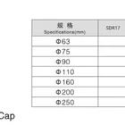 Cap Fittings HDPE PE Plastic Electrofusion End Cap PE Fittings Adaptor Joint For Poly Pipe