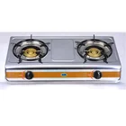 LPG NG high pressure cook hob double burner stainless steel caravan camping gas stove, gas cooker